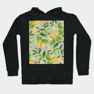 Summer yellow lemons Hoodie